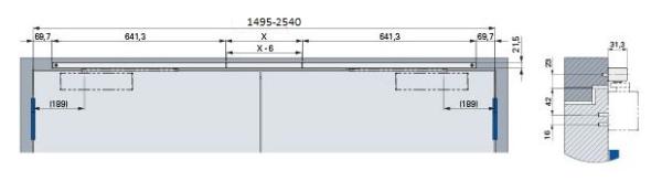 ECO Gleitschienenschließer TS 62–EN 2-5 SR III